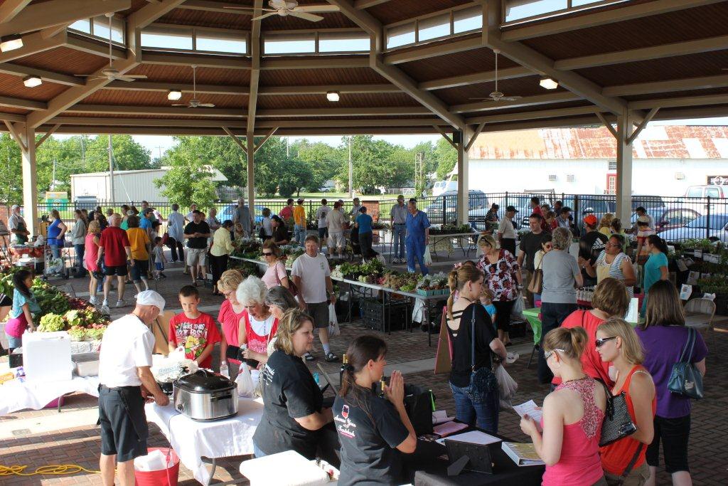 farmers market view