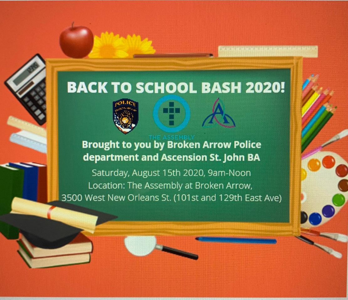 Back to School Bash 2020 flier