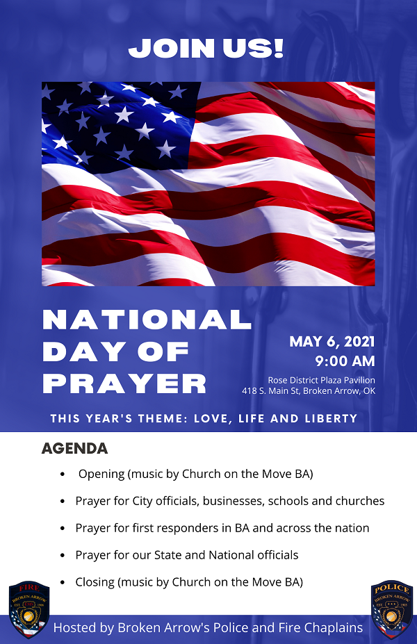 National Day of Prayer flier