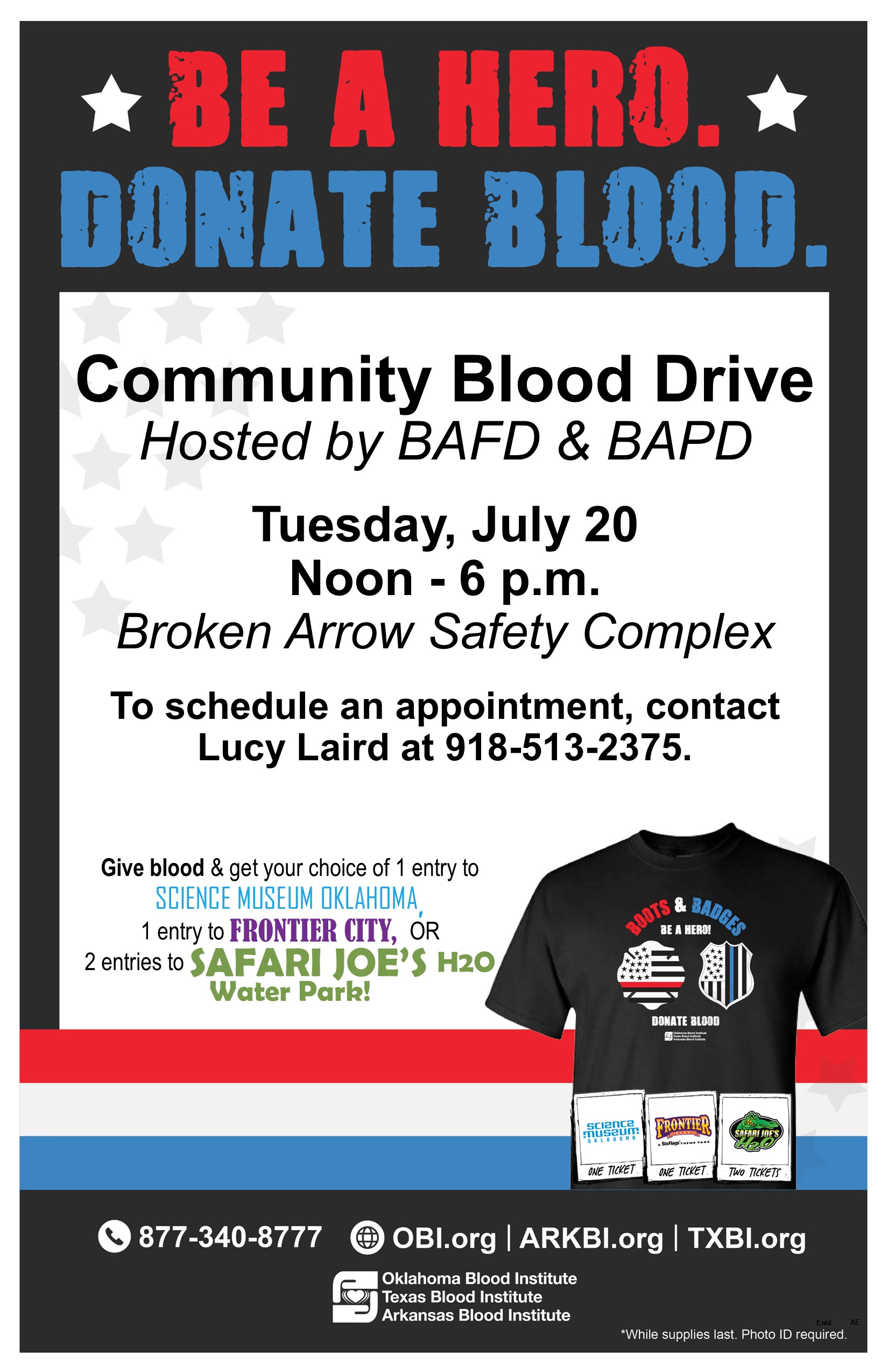 Broken Arrow Blood Drive poster