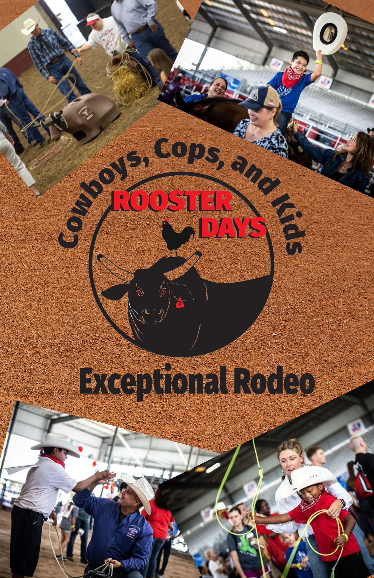 Rooster Days Cowboys, Cops, and Kids Flier