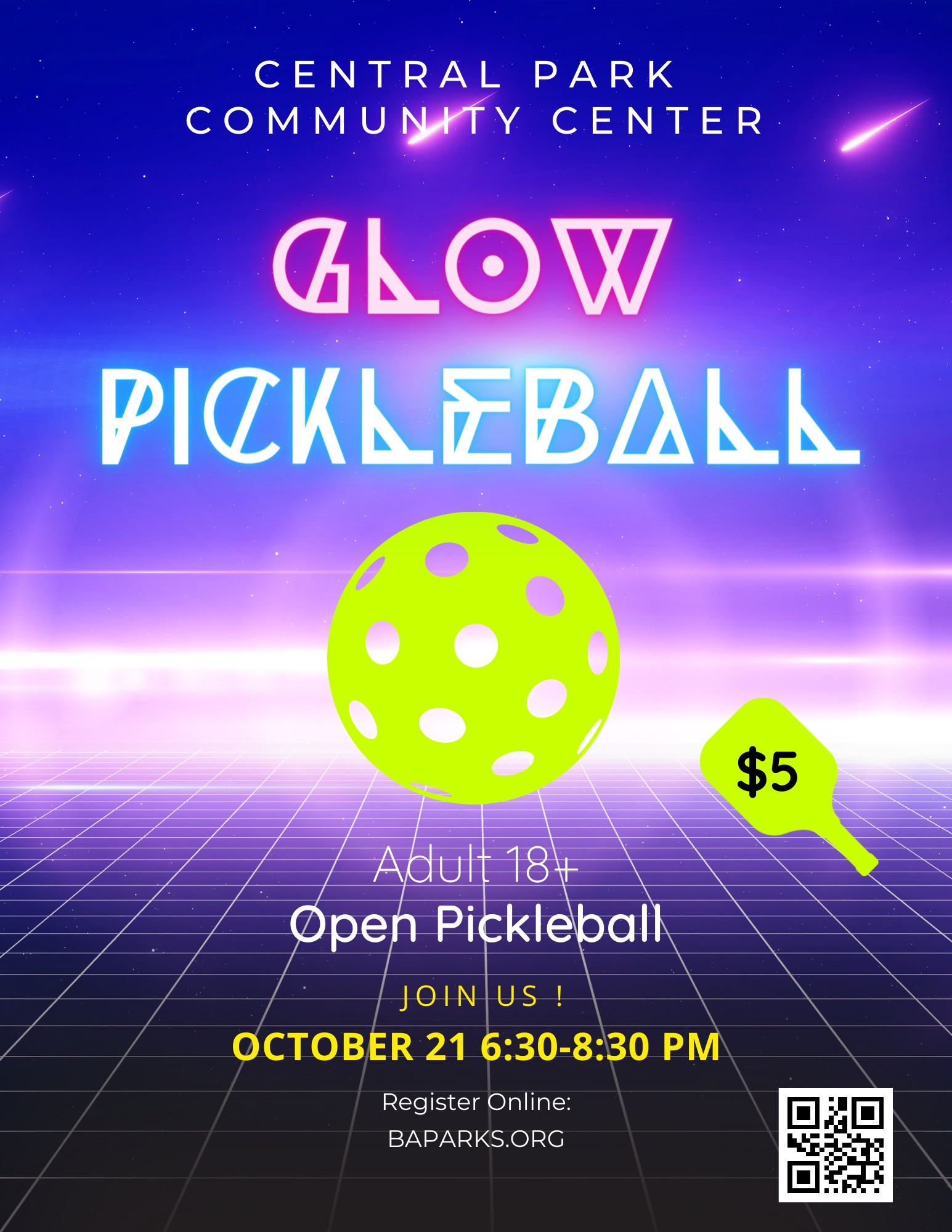 Glow Pickleball