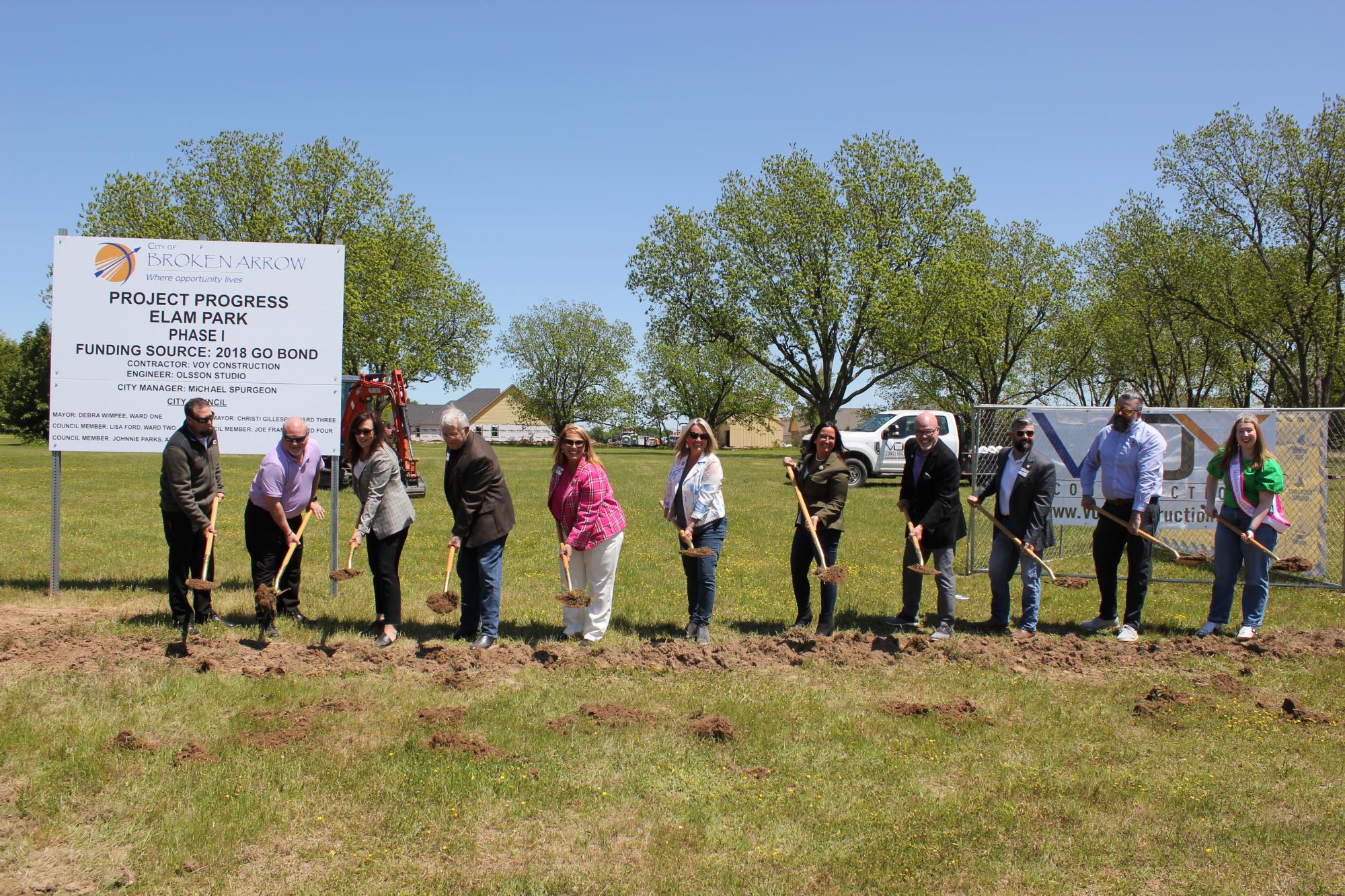 Elam Park groundbreaking