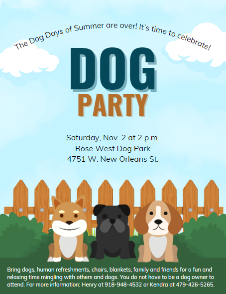 Dog party