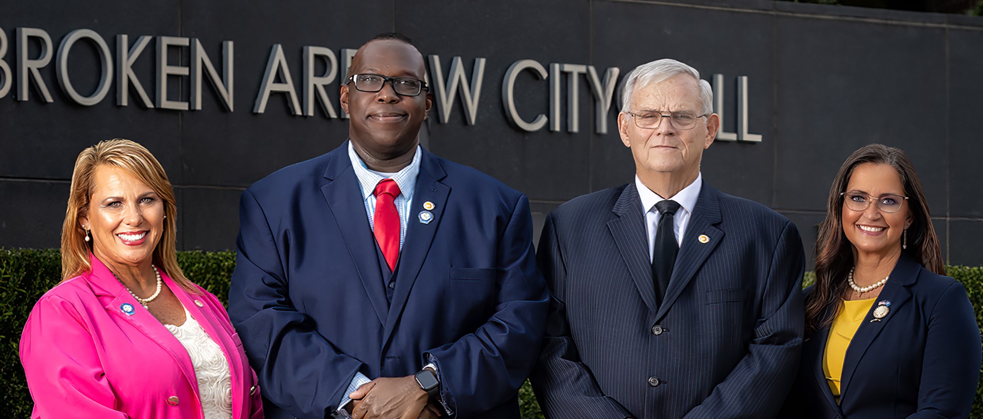 City Councilors Lisa Ford, Justin Green, Johnnie Parks, Debra Wimpee