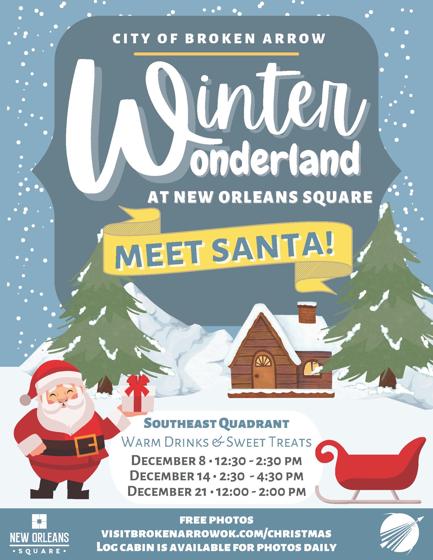 New Orleans Square Winter Wonderland flyer