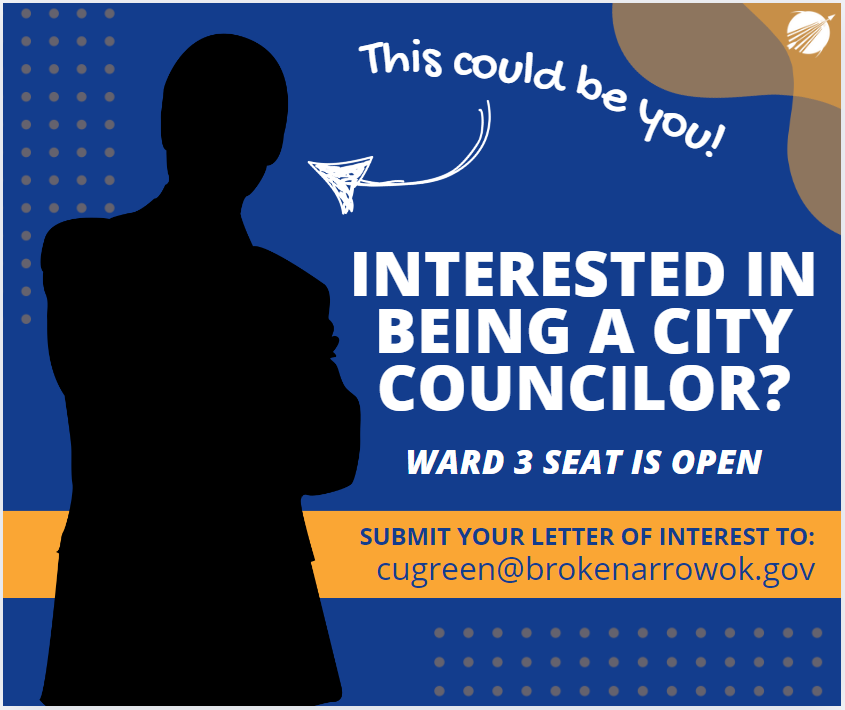 City seeking interested individuals to fill open Ward 3 seat